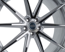 Load image into Gallery viewer, Vossen HFX-2 Hybrid Forged X Deep Silver Polished Wheel - 5x120.65 19x10 +28