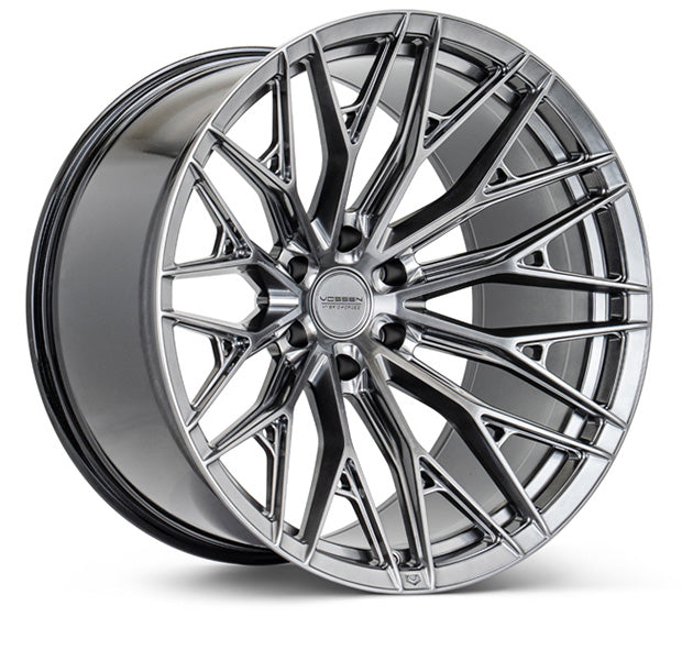 Vossen HFX-6 Hybrid Forged X Super Deep Hyper Gunmetal Wheel - 8x165.1 22x10 -18