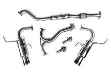 Load image into Gallery viewer, Invidia N1 Twin Outlet Single Layer Tip Titanium Catback Exhaust - Subaru WRX / STi Sedan 2008-2021 / FXT 2009-2018