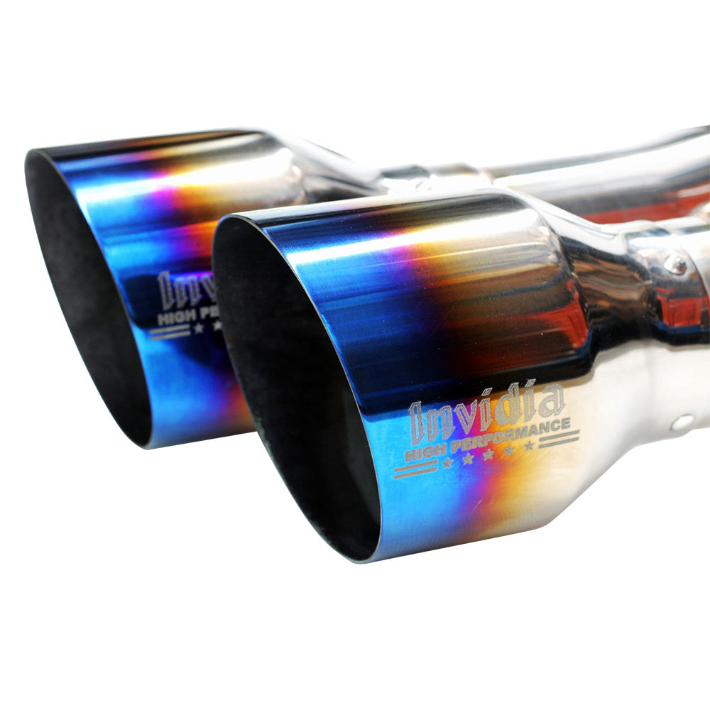 Invidia Gemini R400 Single Layer Quad Titanium Tip Catback Exhaust - Subaru WRX / STi Sedan 2008-2021