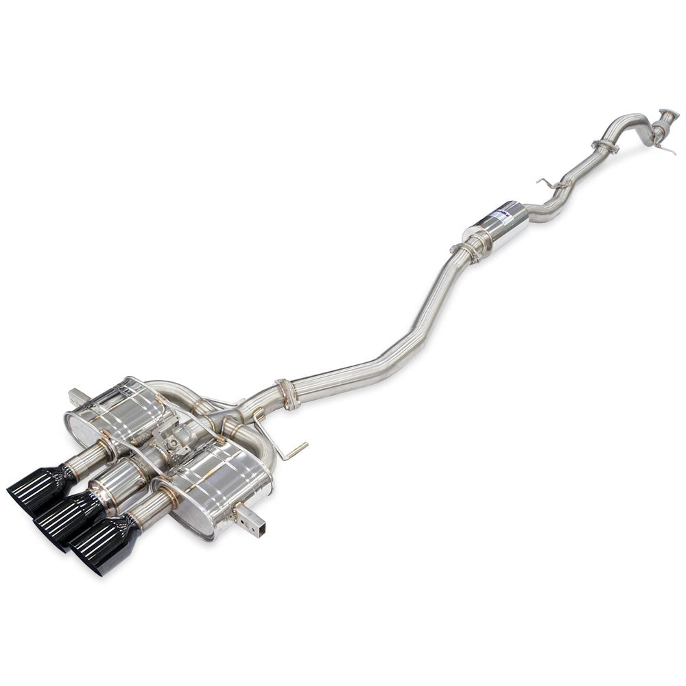 Invidia Q300 Valved Black Tip Catback Exhaust - Honda Civic Type R 2022-2025