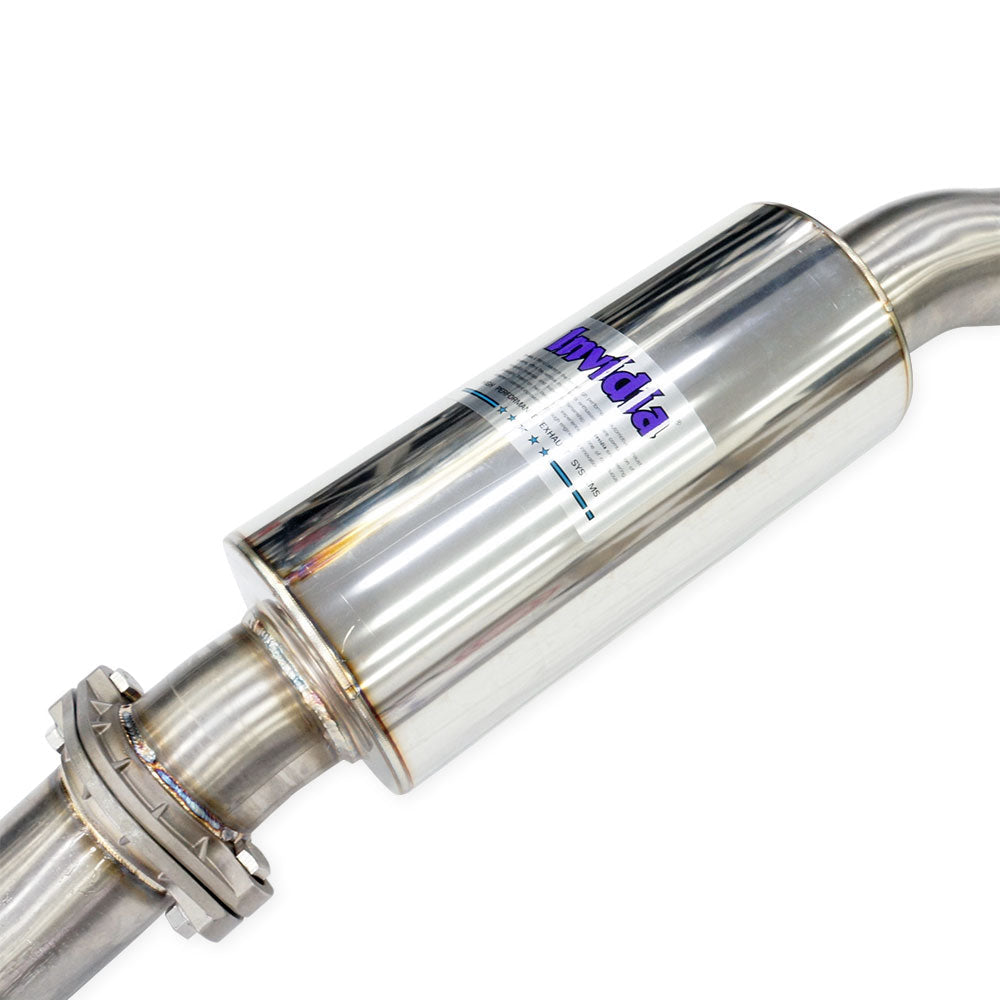 Invidia Q300 Valved Black Tip Catback Exhaust - Honda Civic Type R 2022-2025