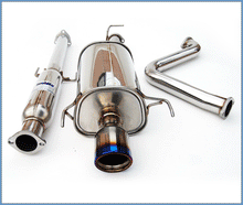 Load image into Gallery viewer, Invidia Q300 Titanium Rolled Tip Cat-back Exhaust - Honda Prelude BASE Model 1997-2001