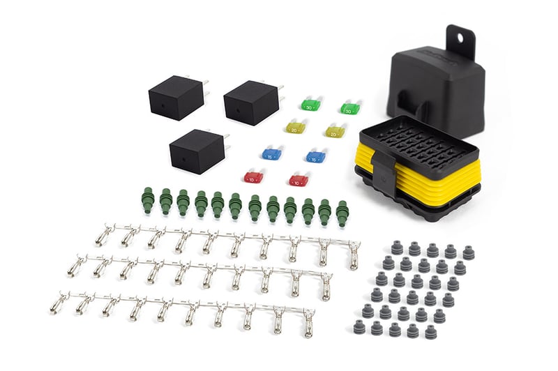 Haltech Waterproof Mini Fuse Relay Box - Universal
