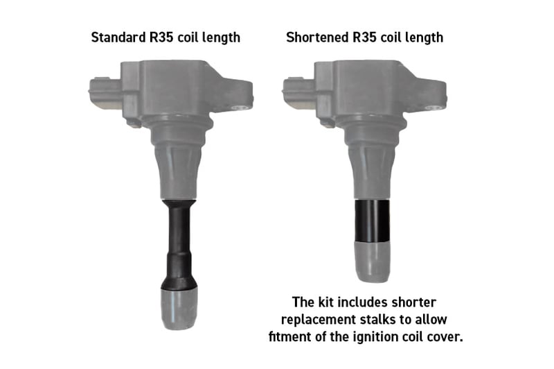 Haltech R35 Coil Conversion Kit w/Bracket Coils Connectors & Harness - Fits RB20 / RB25 / RB26
