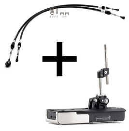 Hybrid Racing A2 K-Swap Shifter & Shifter Cable Combo - Honda Civic 1988-2000 / Acura Integra 1989-2001 (+Multiple Fitments)