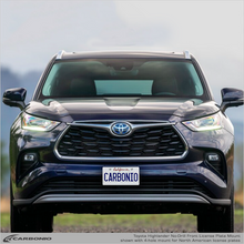 Load image into Gallery viewer, Carbonio No-Drill Front License Plate Mount - Toyota Highlander 2020-2026