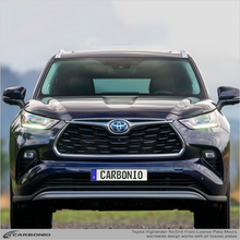 Load image into Gallery viewer, Carbonio No-Drill Front License Plate Mount - Toyota Highlander 2020-2026