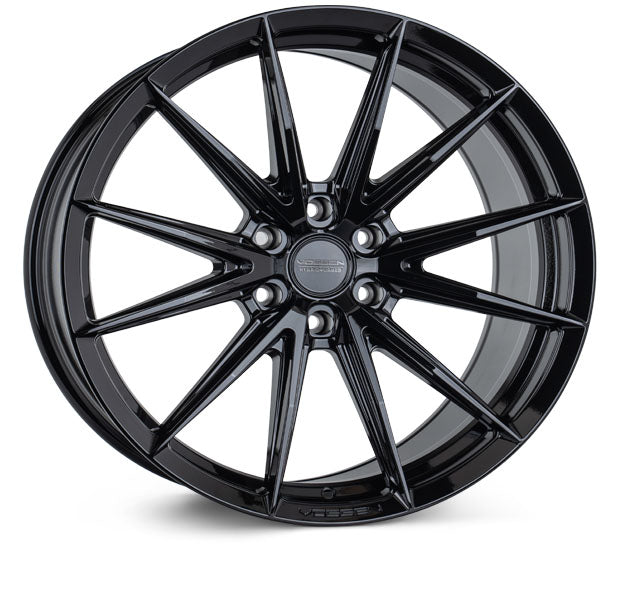 Vossen HFX-2 Hybrid Forged X Mid Gloss Black Wheel - 6x130 18x8.5 +35