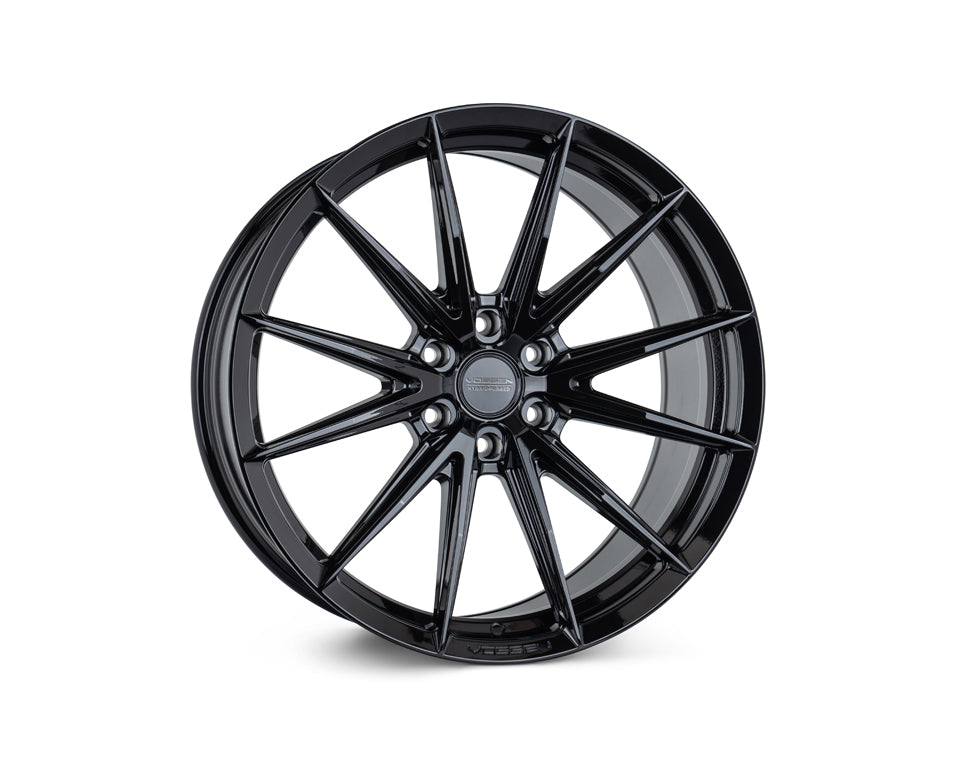Vossen HFX-2 Hybrid Forged X Deep Gloss Black Wheel - 6x139.7 20x9.5 +15