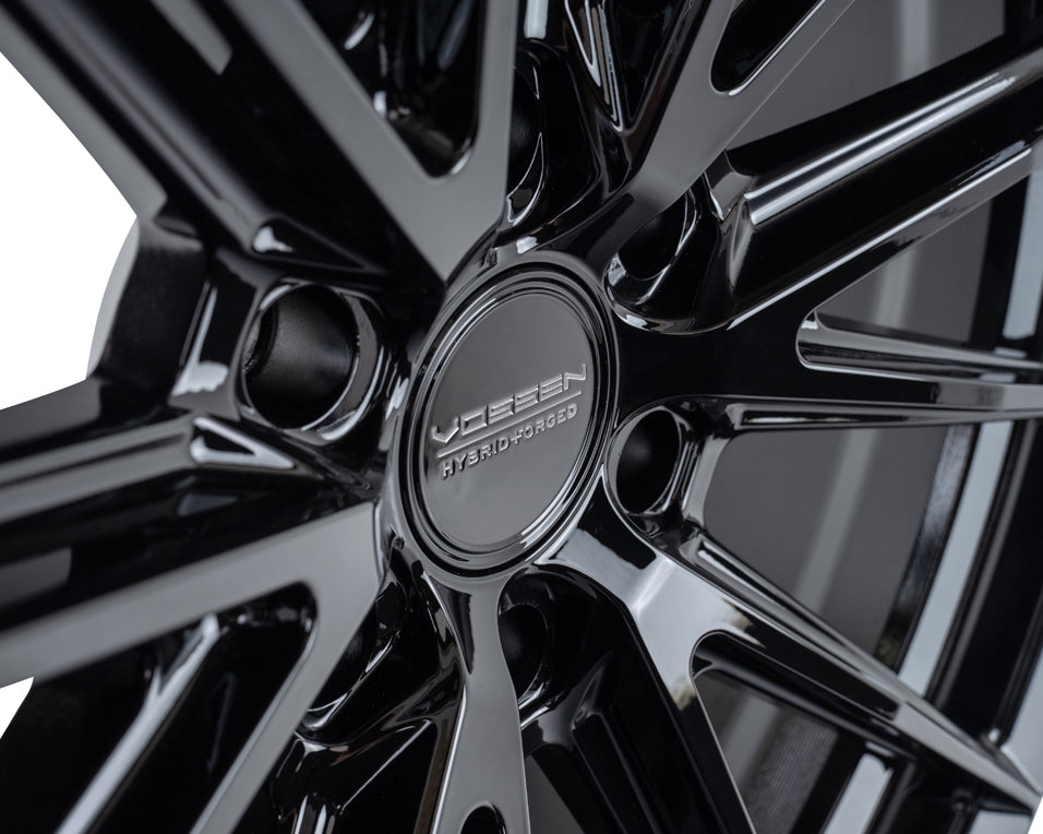 Vossen HFX-2 Hybrid Forged X Deep Gloss Black Wheel - 6x139.7 22x9.5 +20