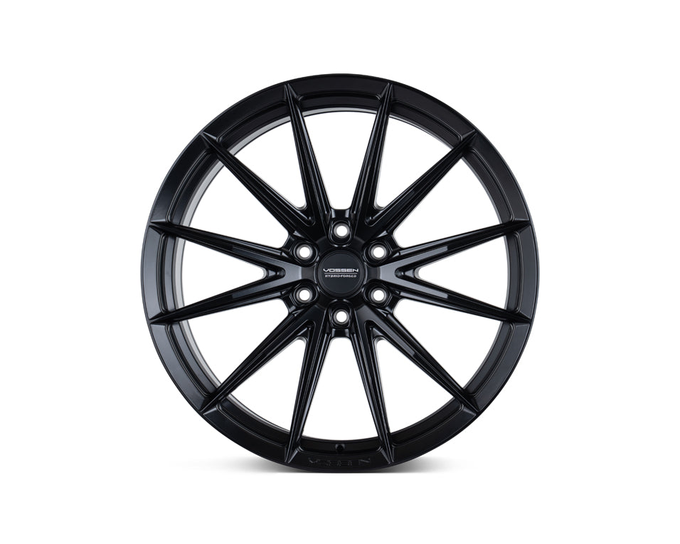 Vossen HFX-2 Hybrid Forged X Deep Satin Black Wheel - 6x135 22x9.5 +30