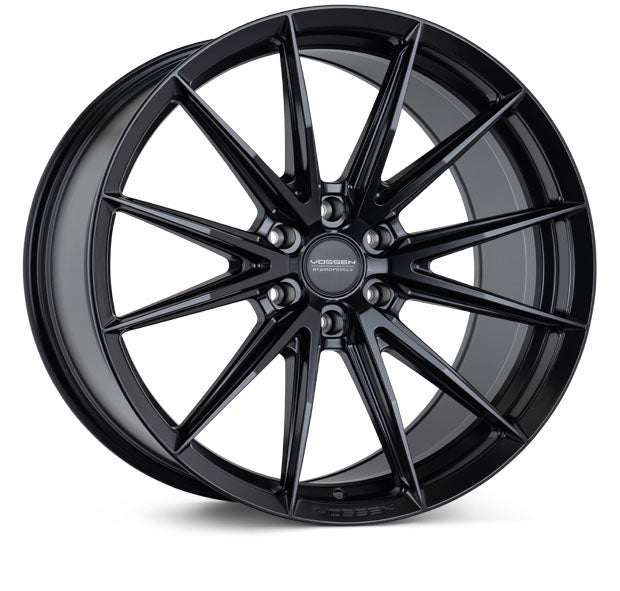 Vossen HFX-2 Hybrid Forged X Mid Satin Black Wheel - 6x130 18x8.5 +35