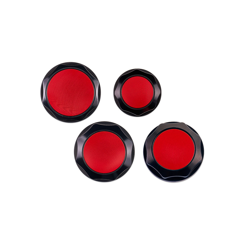 IAG Revolve Engine Bay Dress-Up Cap Kit [Incl. Oil, Brake, Coolant & Washer Caps] - Subaru WRX 2015-2021