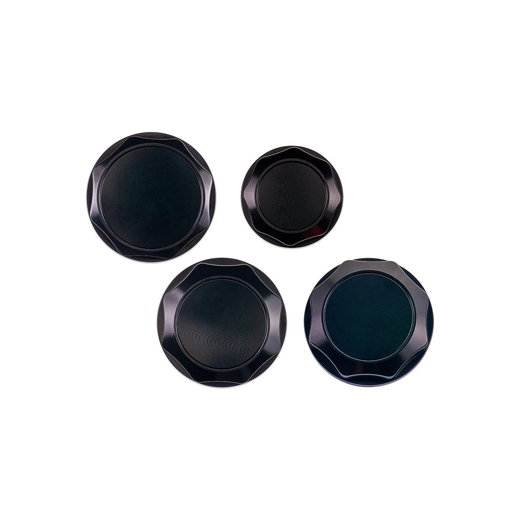 IAG Revolve Engine Bay Dress-Up Cap Kit [Incl. Oil, Brake, Coolant & Washer Caps] - Subaru WRX 2015-2021