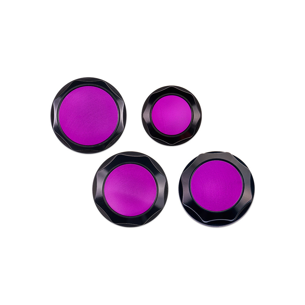 IAG Revolve Engine Bay Dress-Up Cap Kit [Incl. Oil, Brake, Coolant & Washer Caps] - Subaru WRX 2015-2021