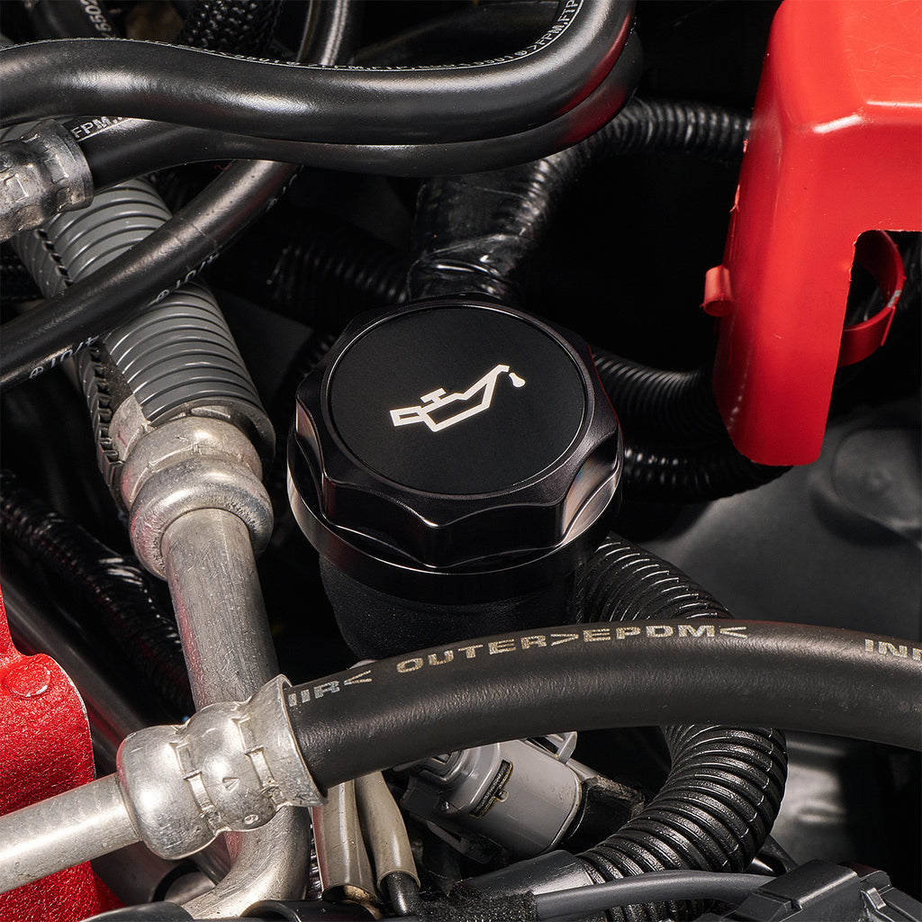 IAG Revolve Engine Bay Dress-Up Cap Kit [Incl. Oil, Brake, Power Steering, Coolant & Washer Caps] - Subaru STi 2015-2021