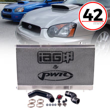 Load image into Gallery viewer, IAG Triple Pass Street Series 42mm Radiator - Subaru WRX 2002-2007 / STi 2004-2007