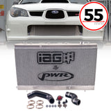IAG Triple Pass Competition Series 55mm Radiator - Subaru WRX 2002-2007 / STi 2004-2007