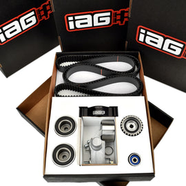 IAG Timing Belt Kit with IAG Black Racing Belt, Timing Guide, Idlers & Tensioner - Subaru WRX 2002-2014 / STi 2004-2021 / LGT 2005-2012 / FXT 2004-2013
