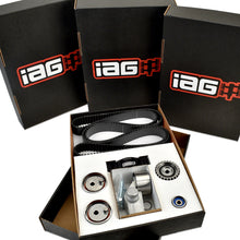 Load image into Gallery viewer, IAG Timing Belt Kit with IAG Black Racing Belt, Timing Guide, Adjustable Idlers &amp; Tensioner - Subaru WRX 2002-2014 / STi 2004-2021 / LGT 2005-2012 / FXT 2004-2013