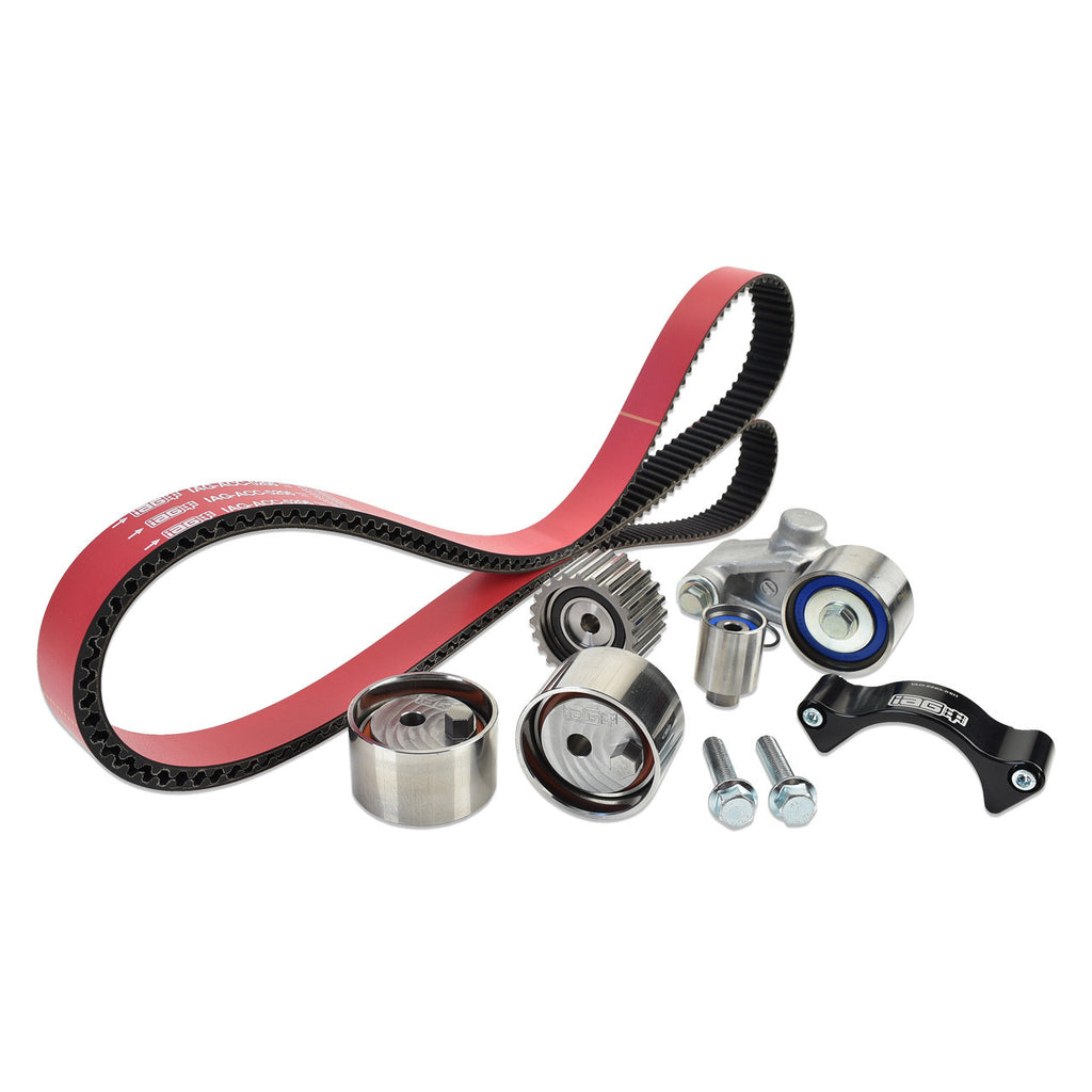 IAG Timing Belt Kit with IAG Red Racing Belt, Timing Guide, Adjustable Idlers & Tensioner - Subaru WRX 2002-2014 / STi 2004-2021 / LGT 2005-2012 / FXT 2004-2013