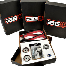 Load image into Gallery viewer, IAG Timing Belt Kit with IAG Red Racing Belt, Timing Guide, Adjustable Idlers &amp; Tensioner - Subaru WRX 2002-2014 / STi 2004-2021 / LGT 2005-2012 / FXT 2004-2013