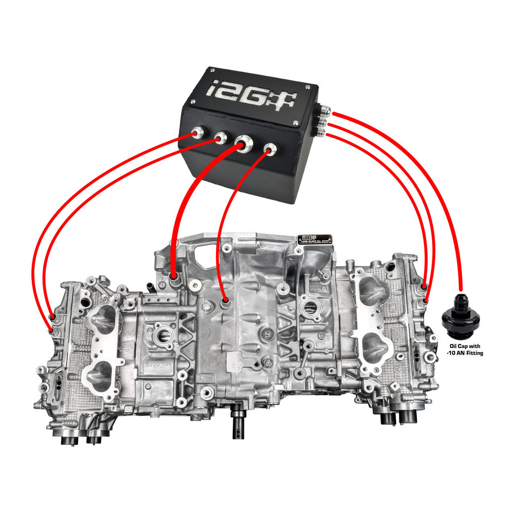 IAG Performance Universal Drag Catch Can - Multiple Subaru Models