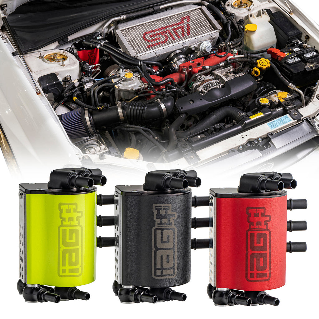 IAG Air / Oil Separator (AOS) - Subaru WRX 2002-2007 / STi 2004-2007 / FXT 2004-2008