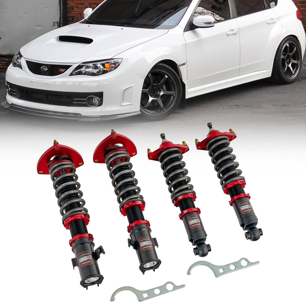 IAG Spec Street Series Coilovers by Fortune Auto - Subaru STi 2008-2014