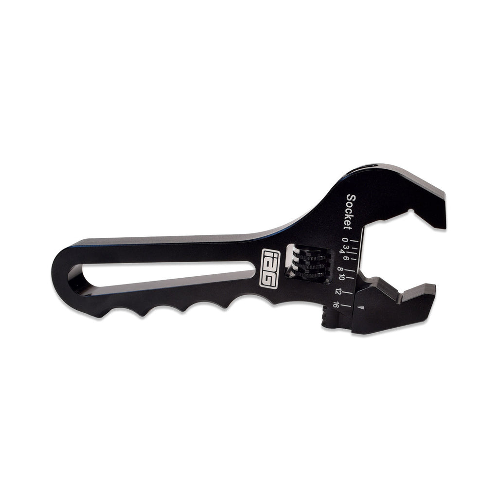 IAG Aluminum Adjustable AN Wrench for 3AN - 16AN Fittings - Universal