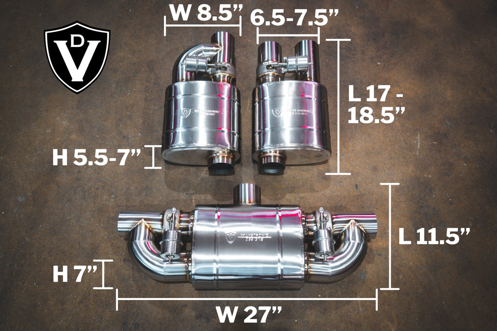 Valvetronic Valved Muffler Kit - Universal