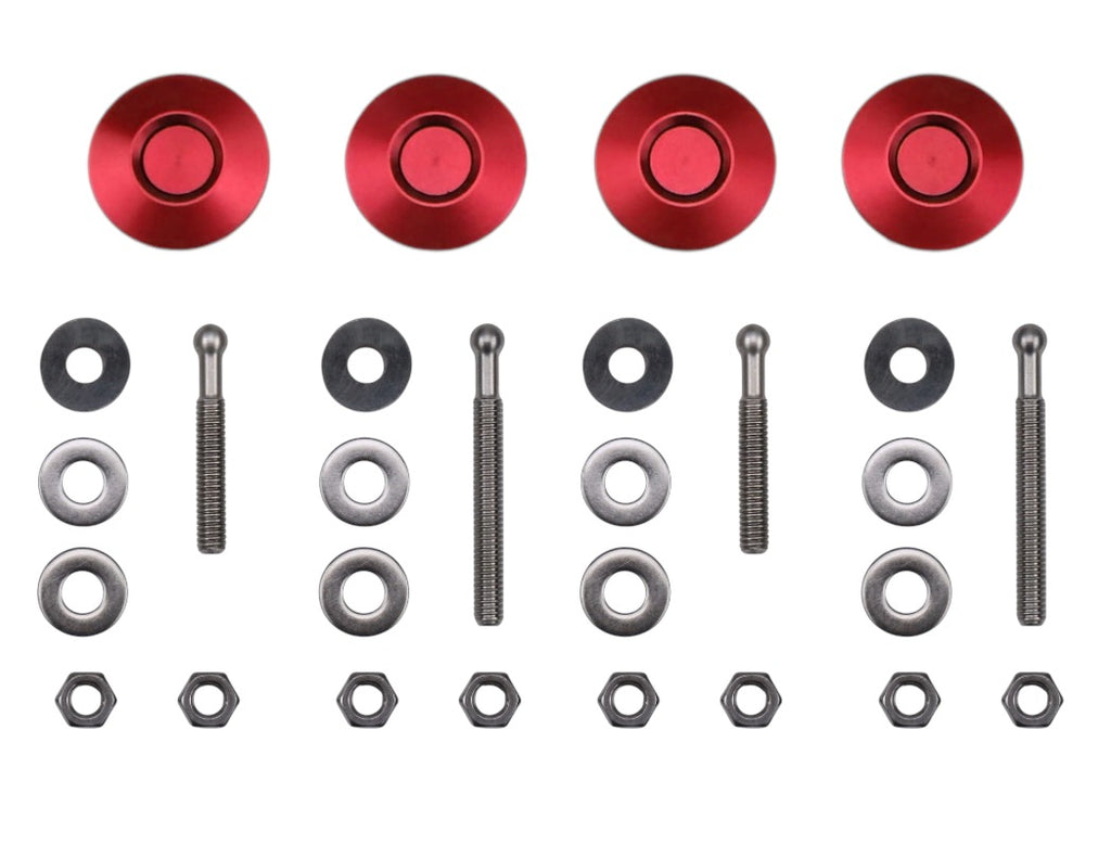 Move Over Racing Red Anodized Bumper Quick Release Kit - Subaru BRZ / Toyota GR86 2022+