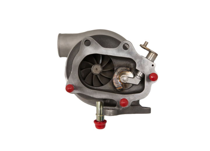 Forced Performance 84mm XR Red 79HTZ Turbo (Black Housing; Tial MVI WG w/Oil Line) - Subaru WRX 2002-2007 / STi 2004-2021
