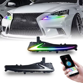 Invoke Concepts RGB DRL With Sequential Turn Signal + Animation - Lexus IS 2014-2020