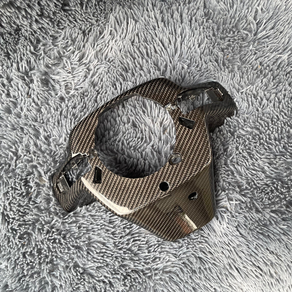 Invoke Concepts Carbon Fiber Steering Wheel Back Cover - Toyota Camry 2018-2024