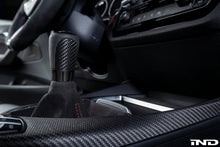 Load image into Gallery viewer, IND 6MT Matte Carbon Stitched Shift Boot w/ Knob - BMW M2 (F87) 2016-2021