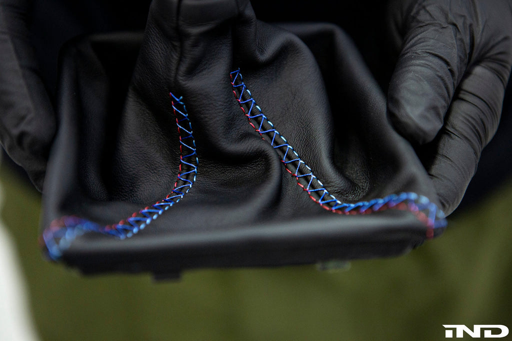 IND Tri-Color Cross Stitch Shift Boot - BMW M2/M3/M4 (G8x) 2022+