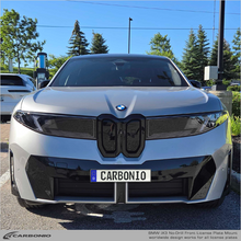 Load image into Gallery viewer, Carbonio No-Drill Front License Plate Mount - BMW iX3 2027+