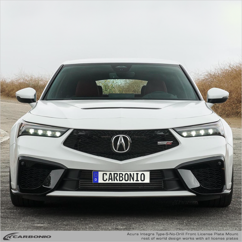 Carbonio No-Drill Front License Plate Mount - Acura Integra Type-S 2024-2026
