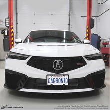 Load image into Gallery viewer, Carbonio No-Drill Front License Plate Mount - Acura Integra Type-S 2024-2026