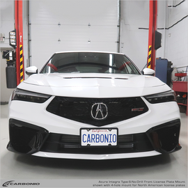 Carbonio No-Drill Front License Plate Mount - Acura Integra Type-S 2024-2026