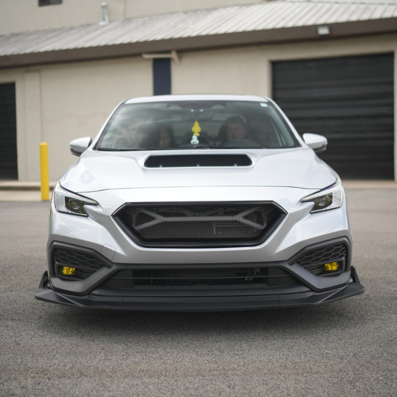 JDMuscle Oversized Bulge Style Hood Scoop V1 [Gloss Black / Paint Matched / Carbon Fiber] - Subaru WRX 2022-2025