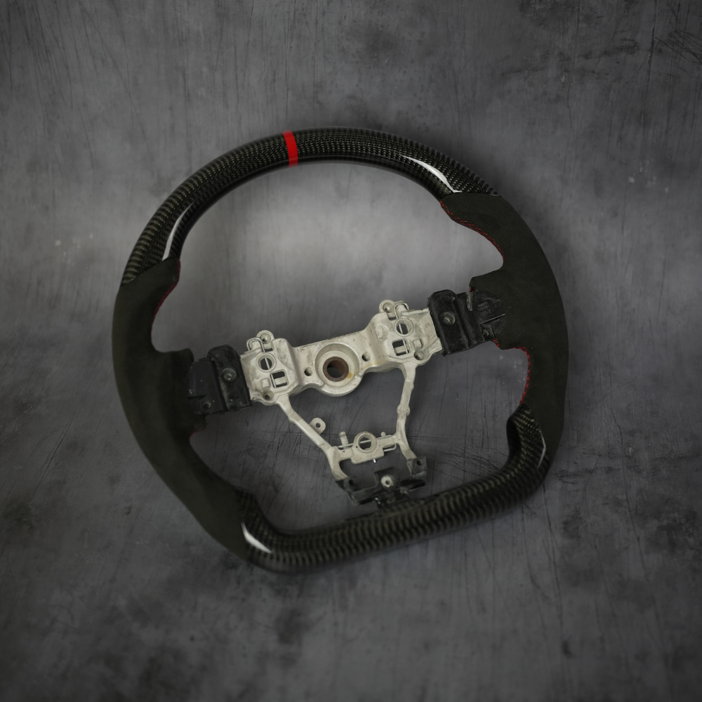 JDMuscle Carbon Lite Series Carbon Fiber Steering Wheel - Subaru WRX / STi 2015-2021