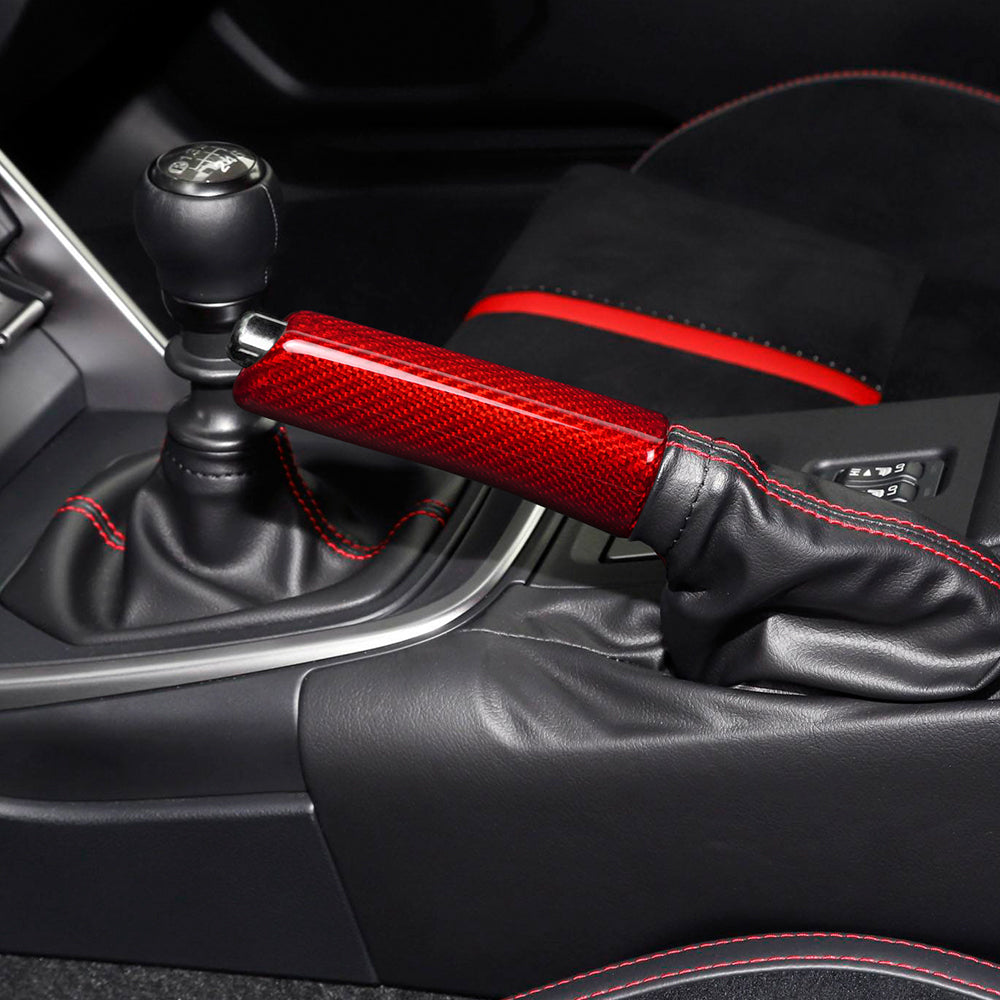 JDMuscle Carbon Fiber E-Brake Handle - Subaru WRX 2015-2025 / STi 2015-2021