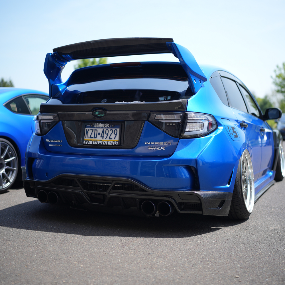 JDMuscle VS Style Rear Bumper - Subaru WRX 2011-2014 / STi 2008-2014