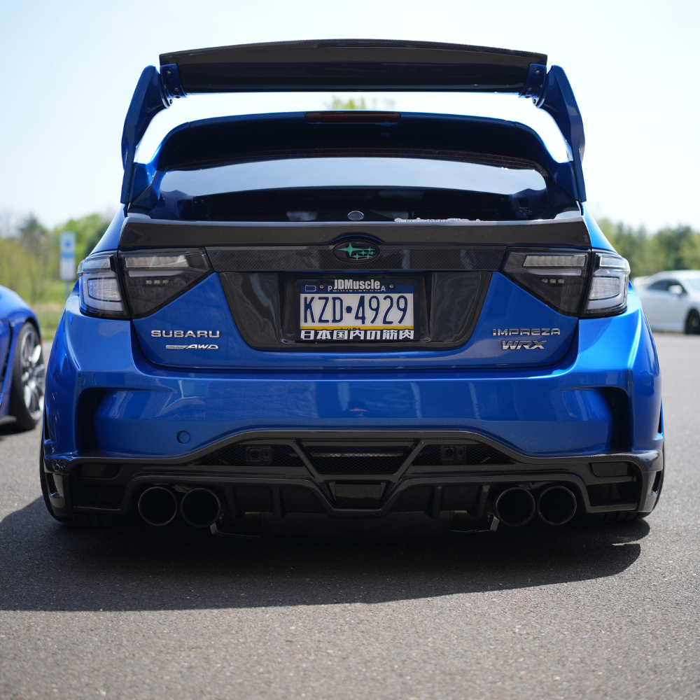 JDMuscle VS Style Rear Bumper - Subaru WRX 2011-2014 / STi 2008-2014