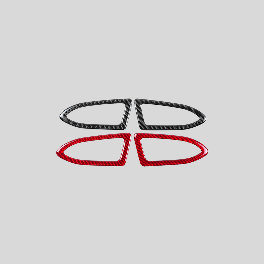 JDMuscle P&S Series Carbon Fiber Dash AC Trim 2 PC - Subaru WRX 2022-2025