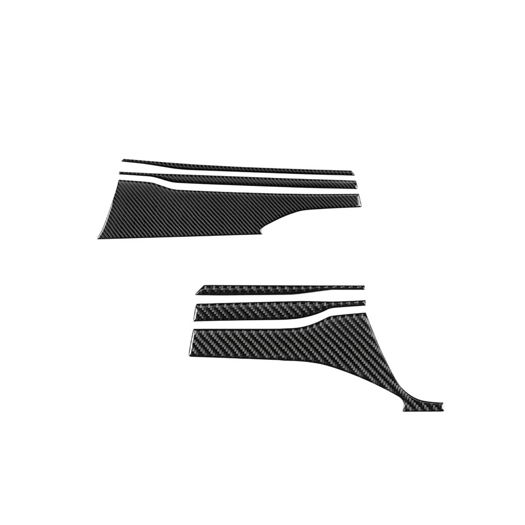 JDMuscle P&S Series Carbon Fiber Dash Trim Covers 6 PC - Subaru WRX 2022-2025