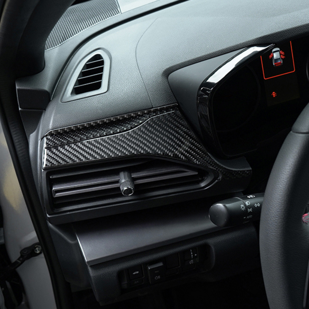JDMuscle P&S Series Carbon Fiber Dash Trim Covers 6 PC - Subaru WRX 2022-2025
